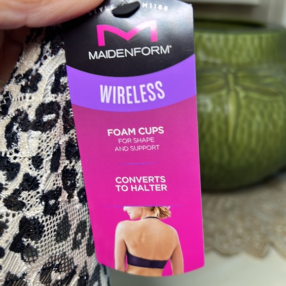Maidenform Wireless Halter Bra 36C NWT - Picture 4 of 5